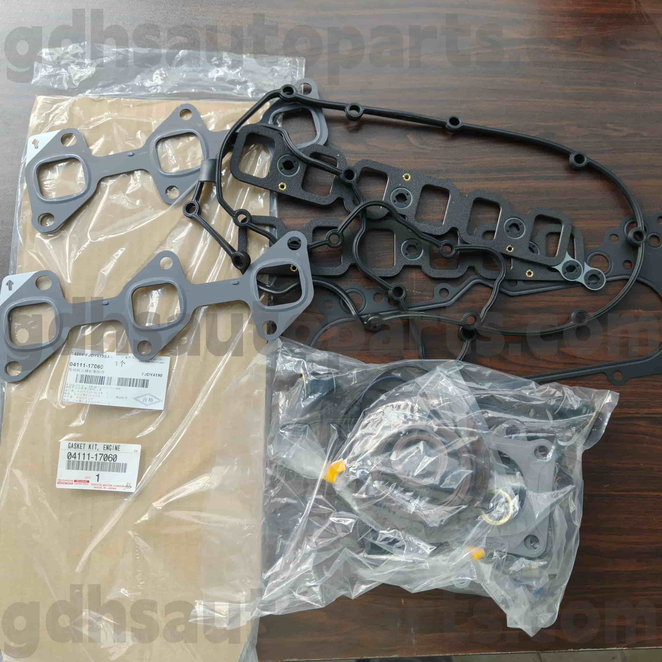 04111-17060 Toyota Kit di revisione del motore delle parti autentiche per Land Cruiser, Land Cruiser 100