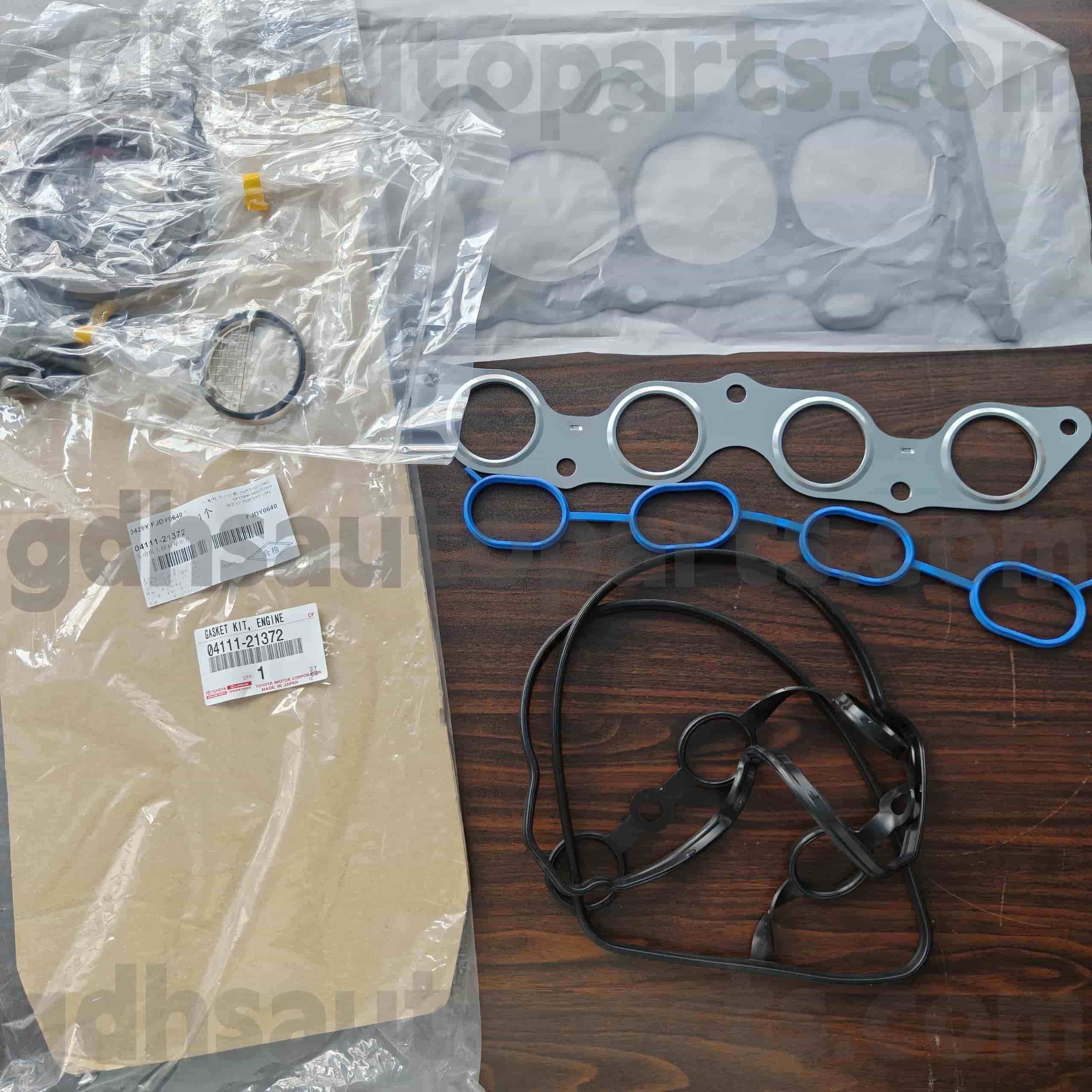 04111-21372 Kit di revisione del motore delle parti autentiche Toyota per Yaris, Corolla