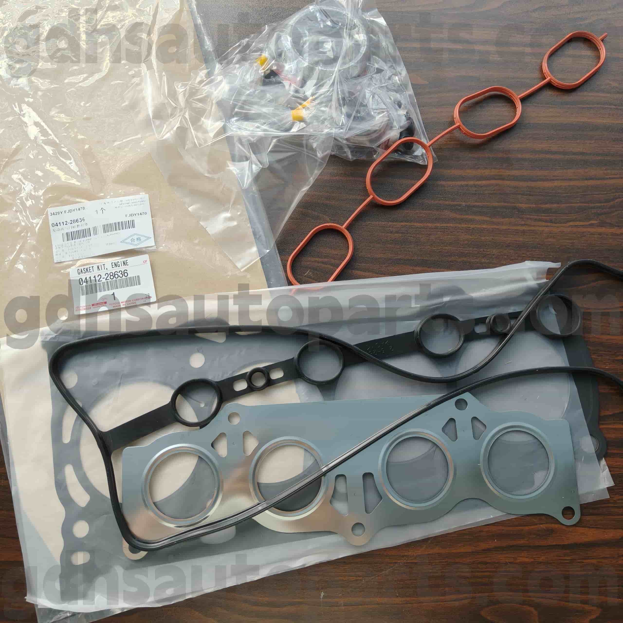 04112-28636 Kit di messa a punto del motore di parti autentica Toyota per Predia/Tarago, stima, alphard