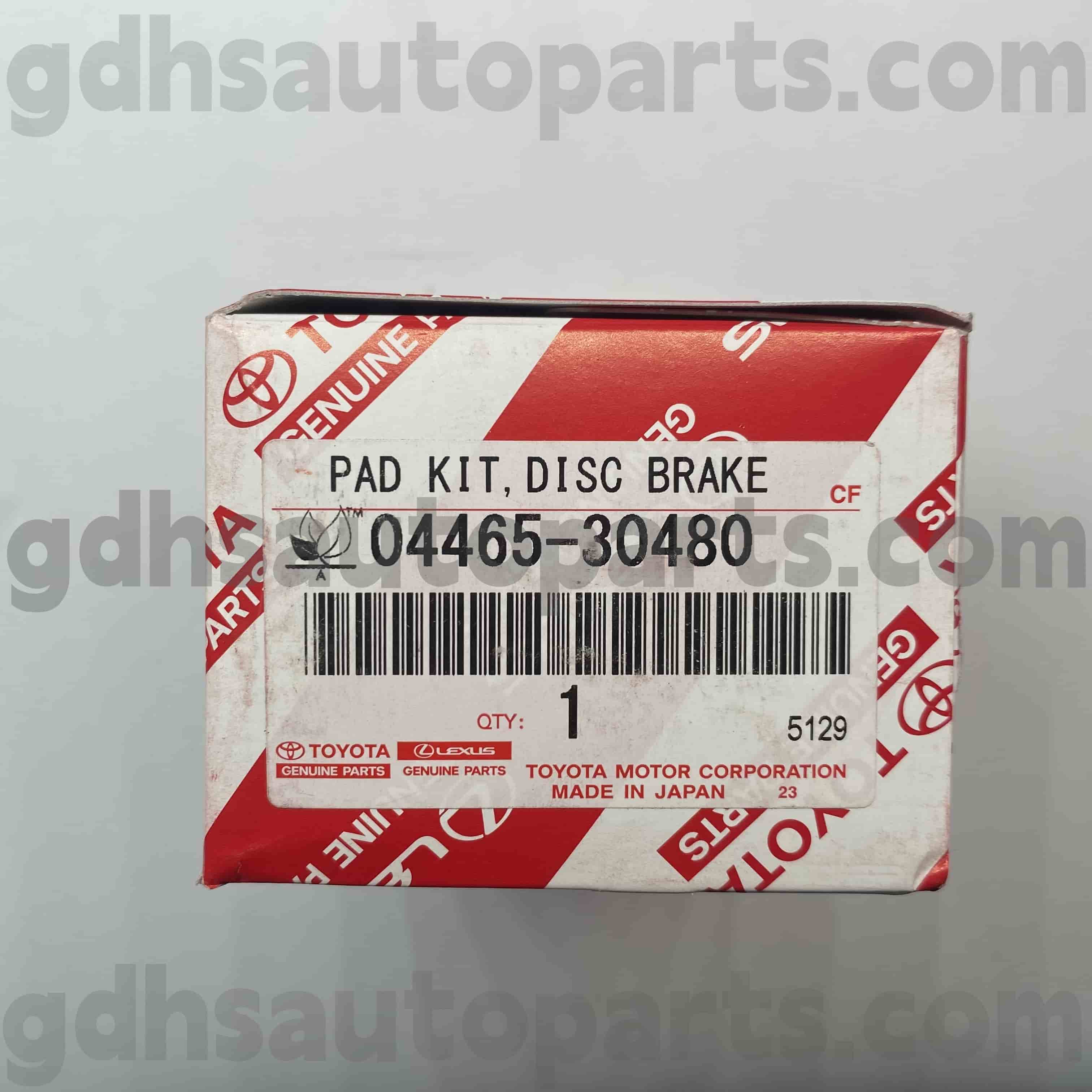 04465-30480 Toyota Parti autentiche Freno per i freni anteriori per Mark X, Crown, Lexus è il telaio in serie n. GSE30 GRX
