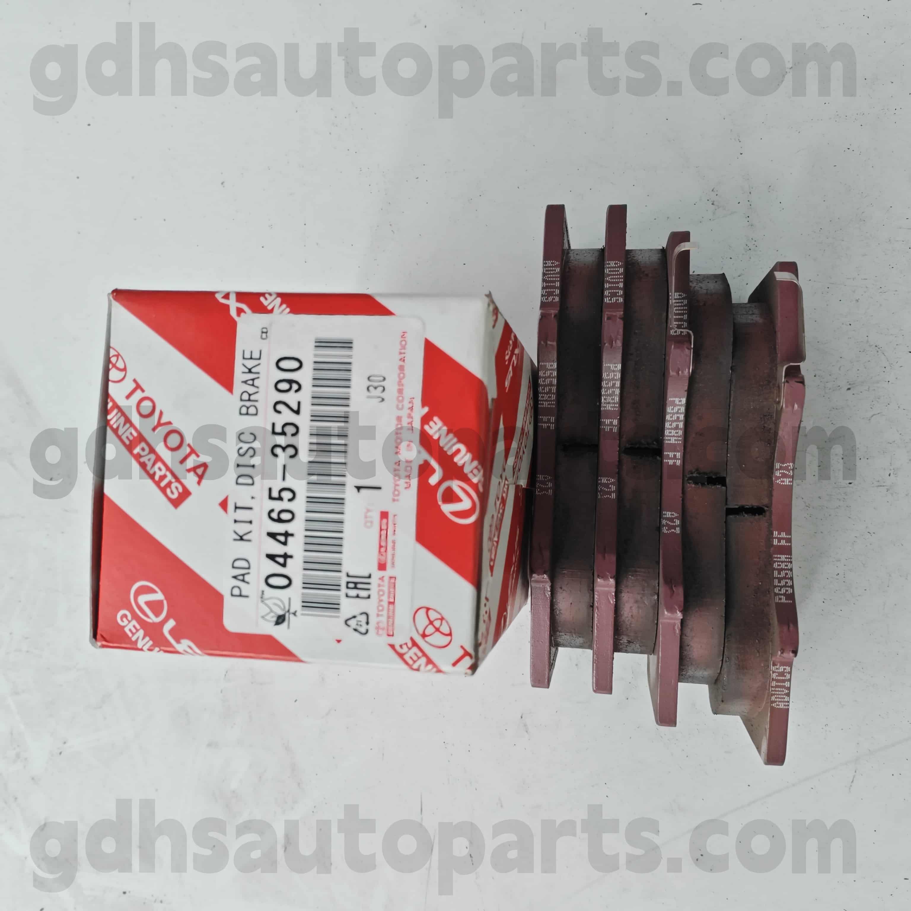 04465-35290 TOYOTA GENUINE PARTI FRENO FRENTRE PER LAND CRUISER PRADO 、 Fortuner 、 FJ Cruiser 、 Hilux 、 Sequoia Chassis No.GRJ12#, KDJ120, KZJ120, LJ12#, RZJ12#, TrJ12#.. Arl, GCC, GCC, GCC, GCC, GCC, GCC, GCC, GCC, GCC, GCC