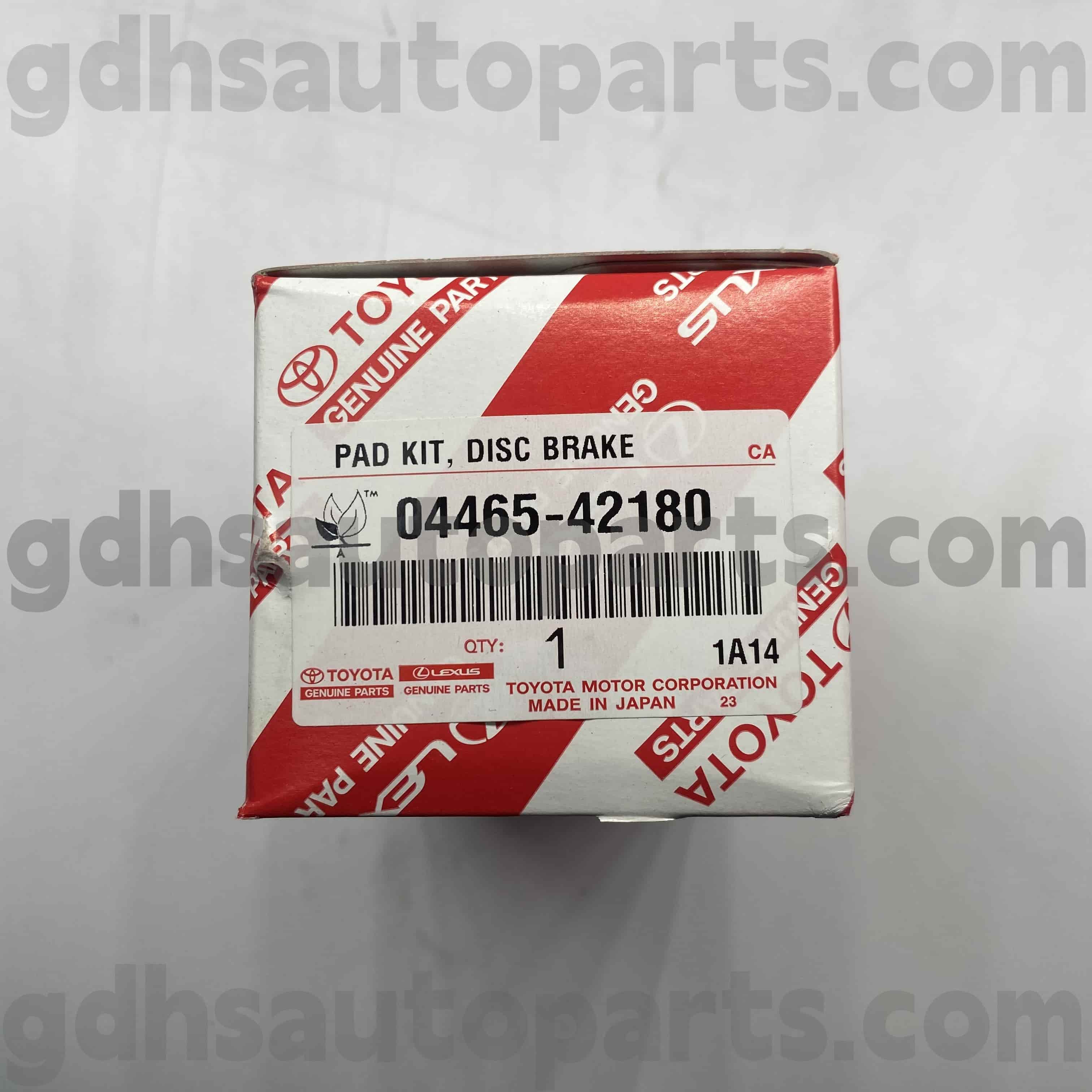 04465-42180 Toyota Parti autentiche Freno per i freni anteriori per Harrier/Hybrid, Chassis Mirai n. ACA3# ZGR2# AS