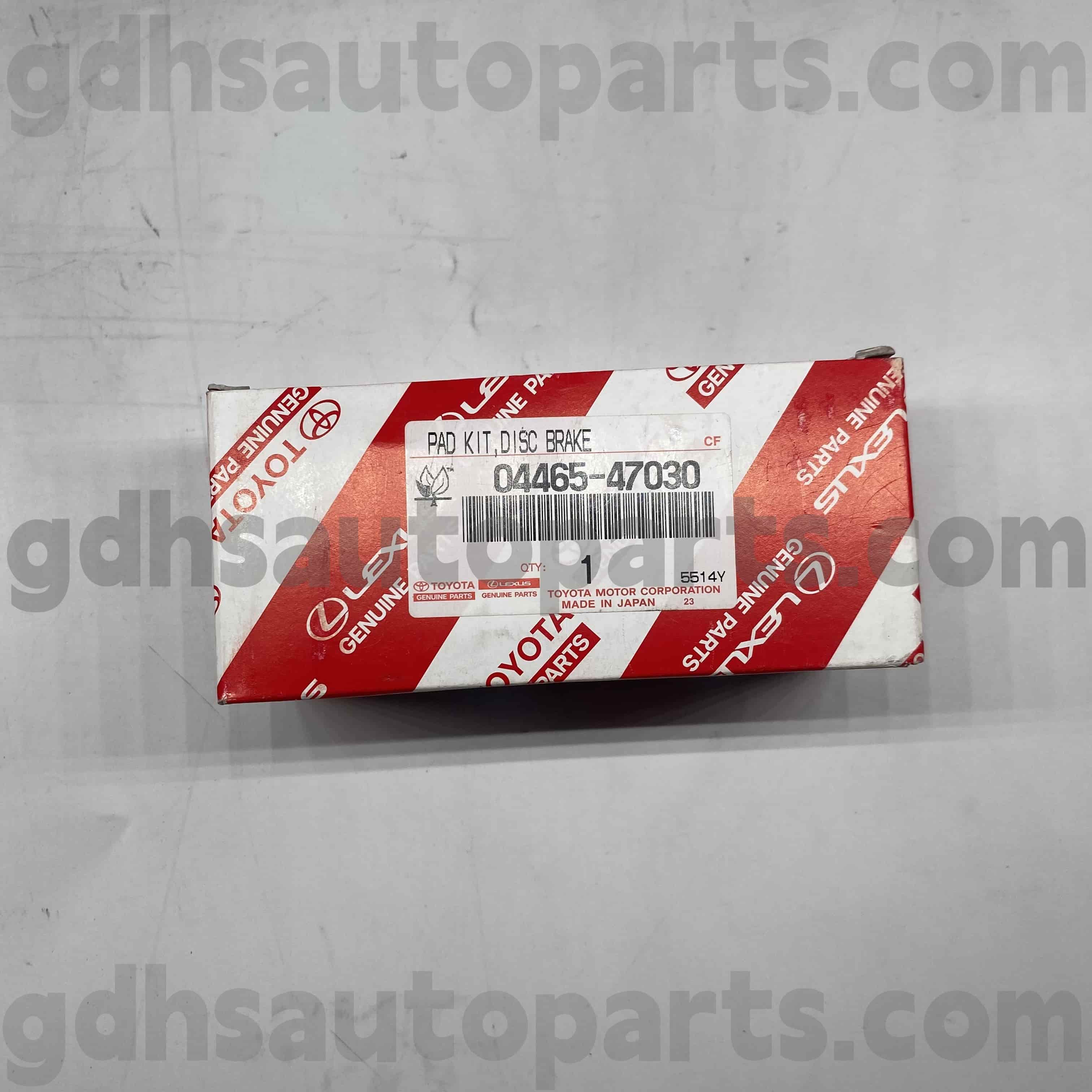 04465-47030 Toyota Parti autentiche Freni anteriori per Prius, Celica Chassis n. ZZT230