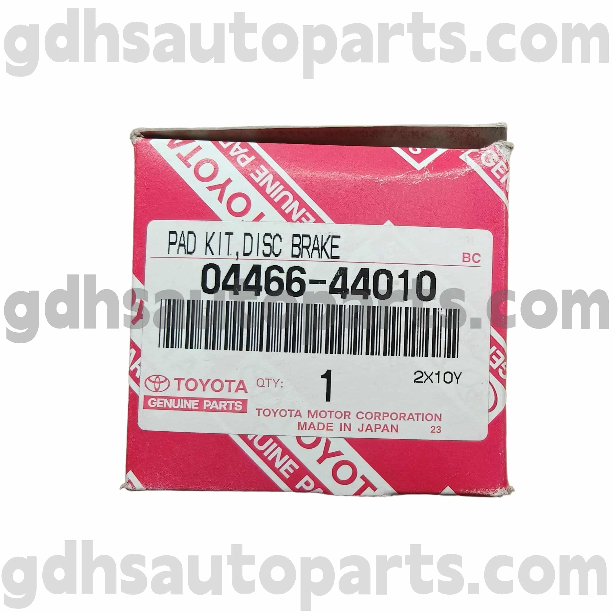 04466-44010 Toyota Parti autentiche Freni posteriori per ISIS, Picnic/Avensis Verso, Noah Chassis n. ACR30