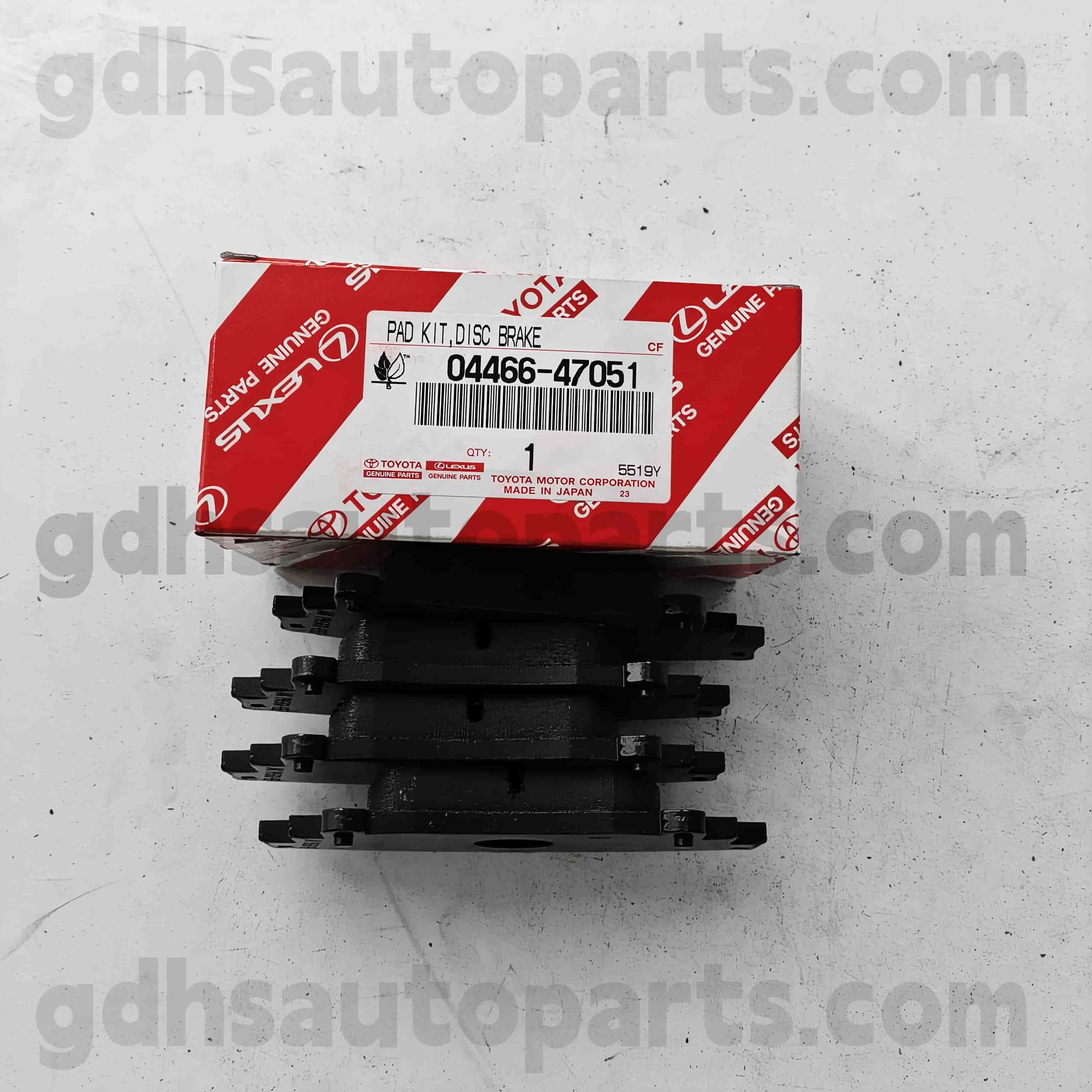 04466-60140 Toyota Parti autentiche Freni posteriori per Land Cruiser Prado 、 Fortuner 、 HiLux Chassis n. GRJ150