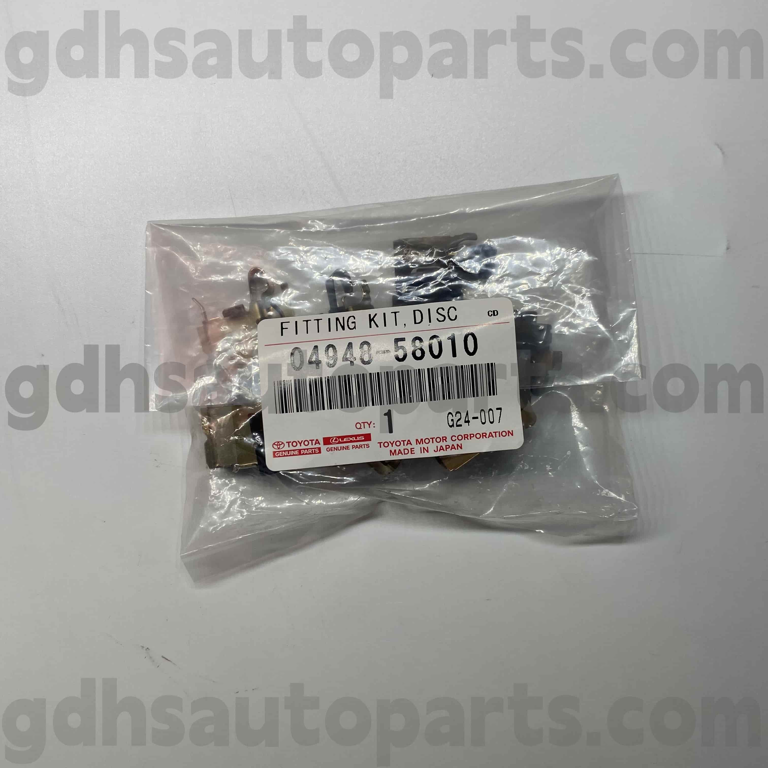 04948-58010 Toyota Kit di riparazione delle ricambi autentiche per Harrier/Hybrid, Yaris, Lexus LBXChassis n. ZRE120 ZRE152 ZSP9#