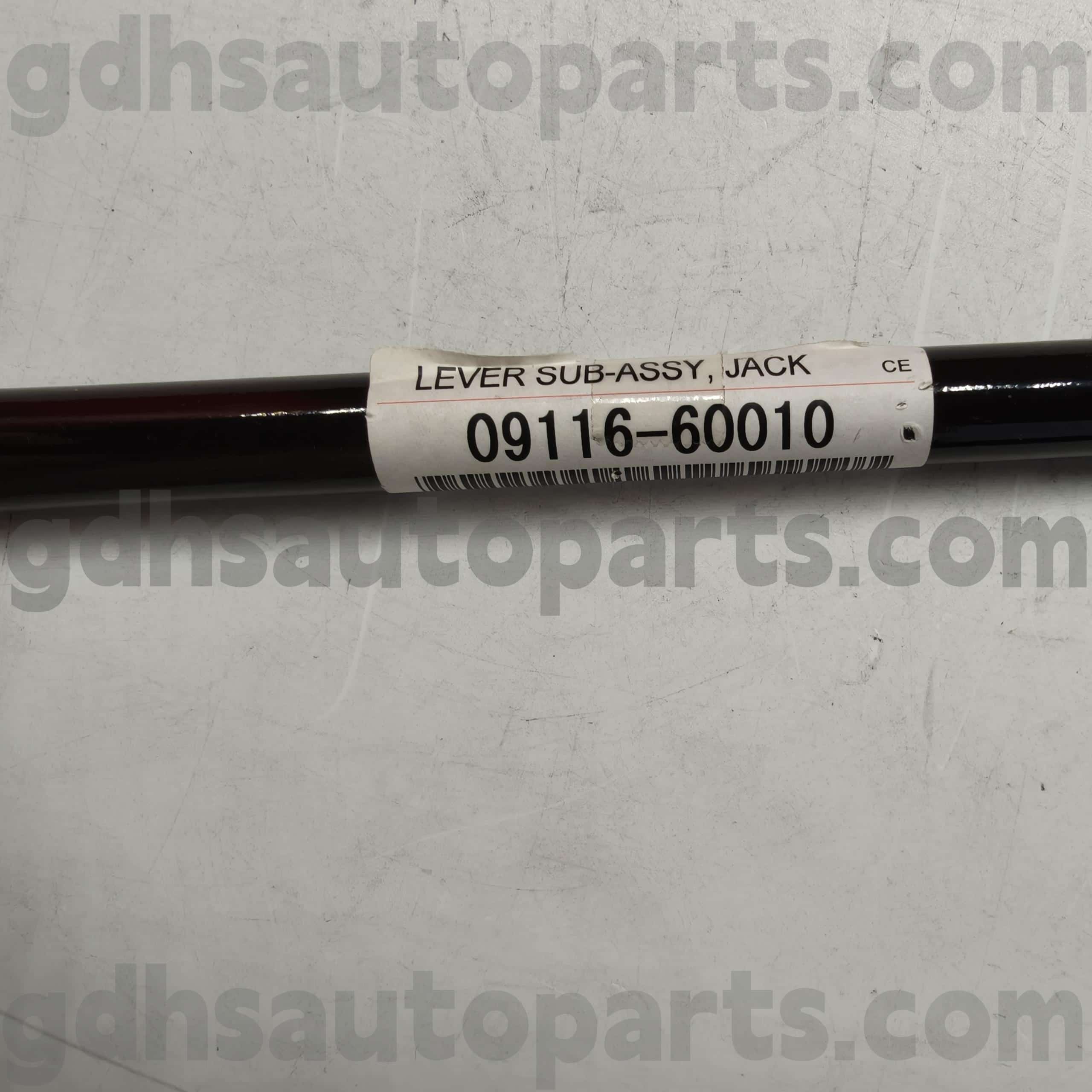 09116-60010 Toyota Genuine Gack Hanpo per Mega Cruiser, Previa, Granvia Chassis n. FZJ80