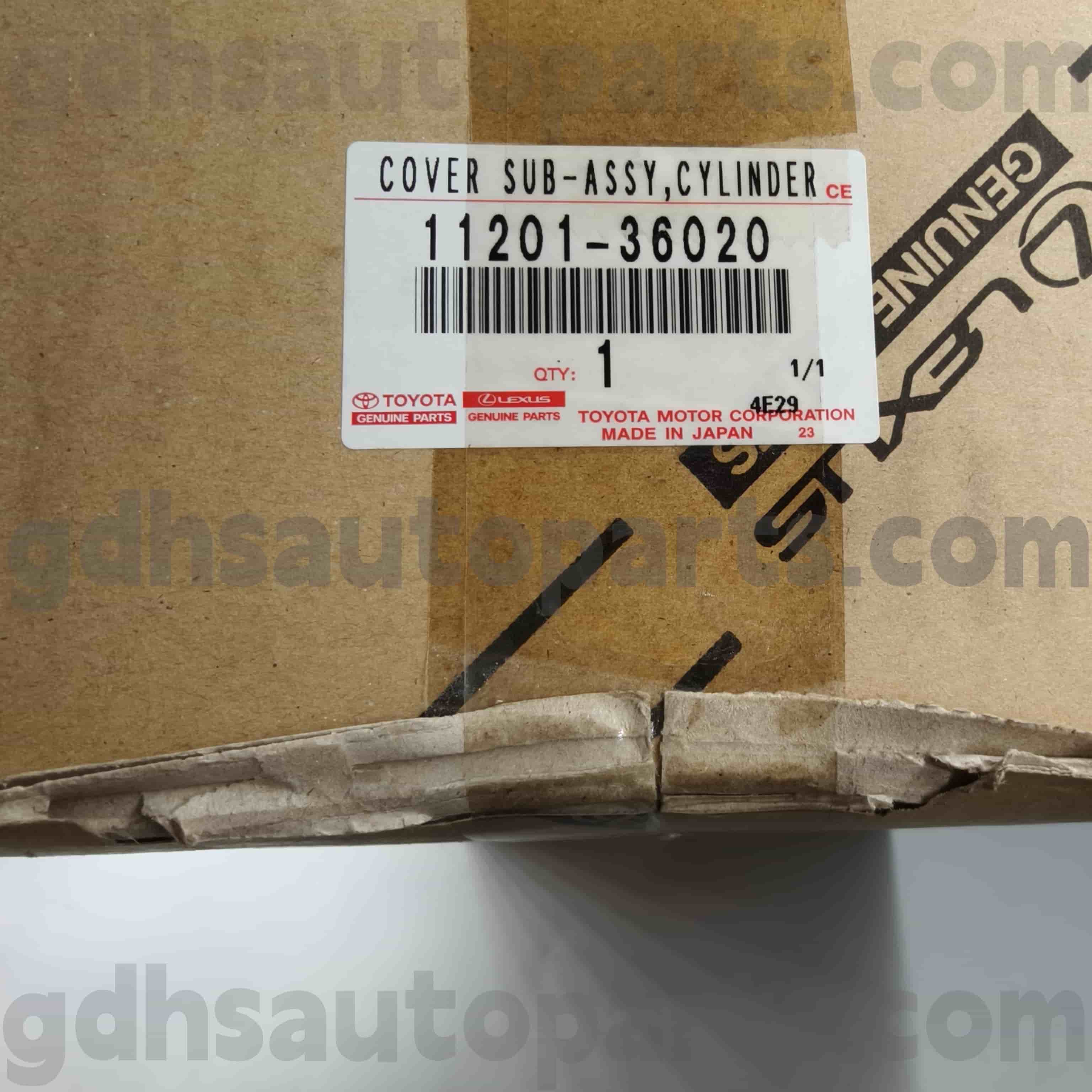 11201-36020 Toyota Coperchio valvola di parti autentica per Harrier/Hybrid, RAV4, Lexus ES350/300H Chassis No.ayh30