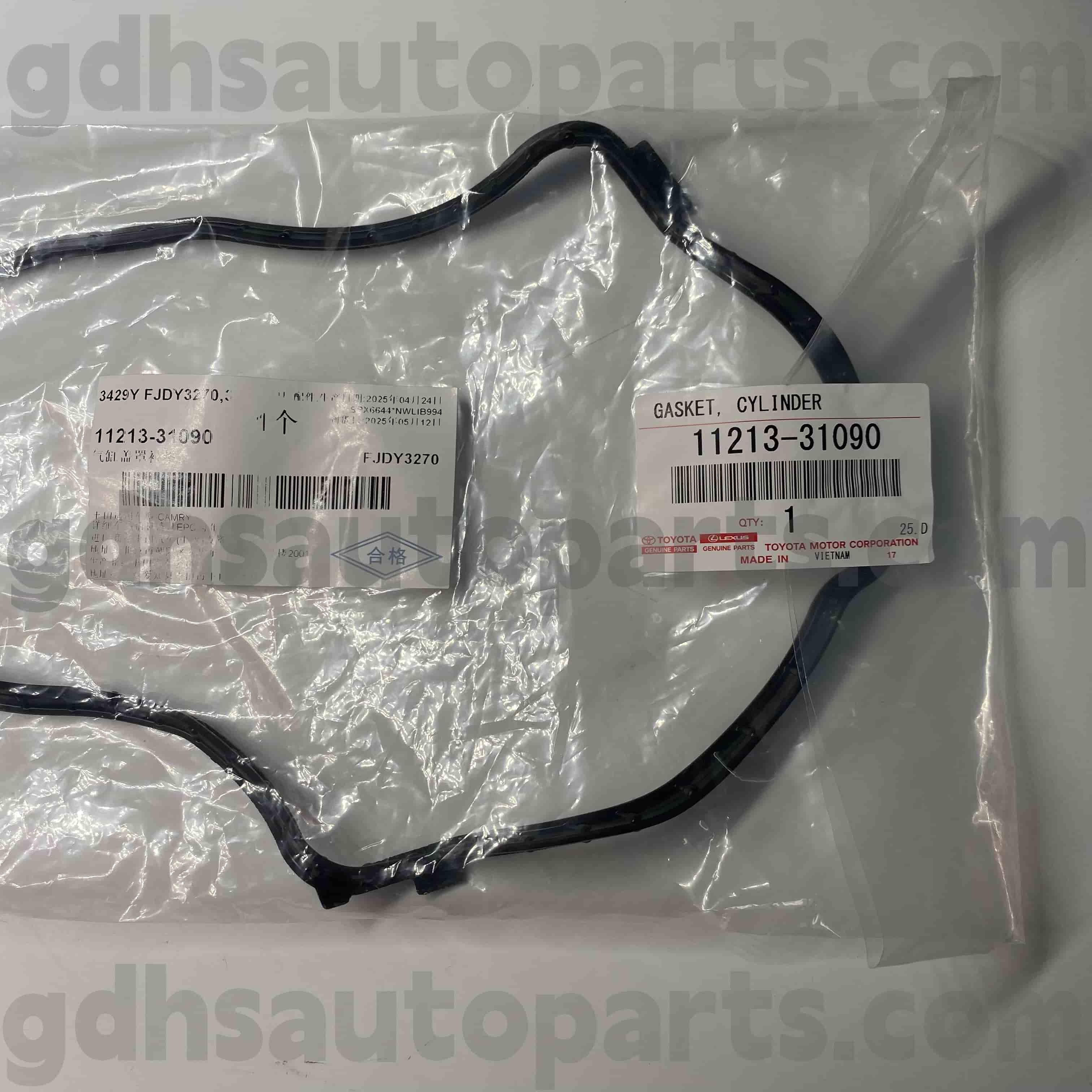 11213-31090 Toyota Parti autentiche anello di gomma della valvola destra per secolo ， Lexus LS500/500H Chassis No.
