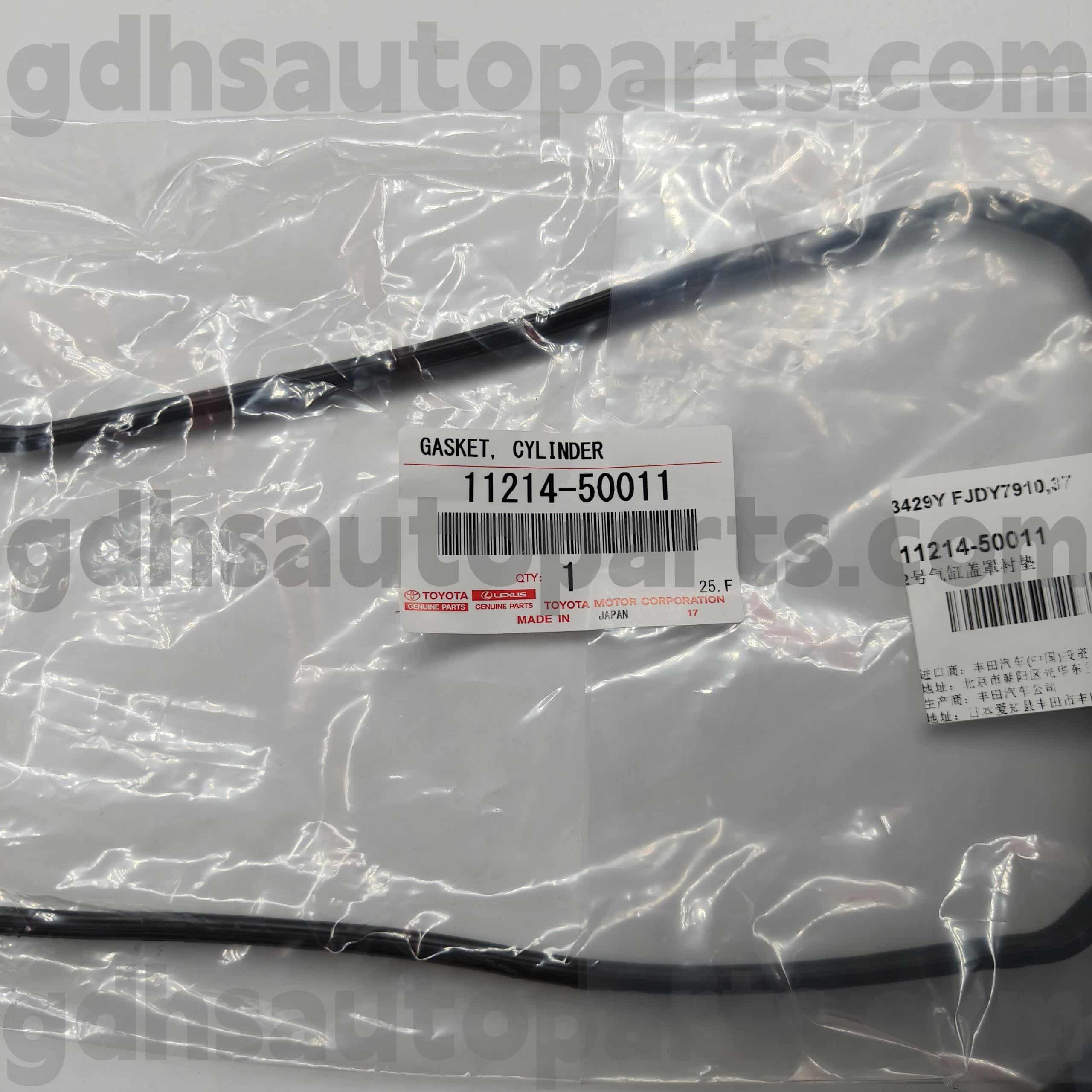 11214-50011 Guarnizione coperchio valvola sinistra ricambi originali Toyota per telaio LEXUS SC430 NO.UZJ100 200 UCF