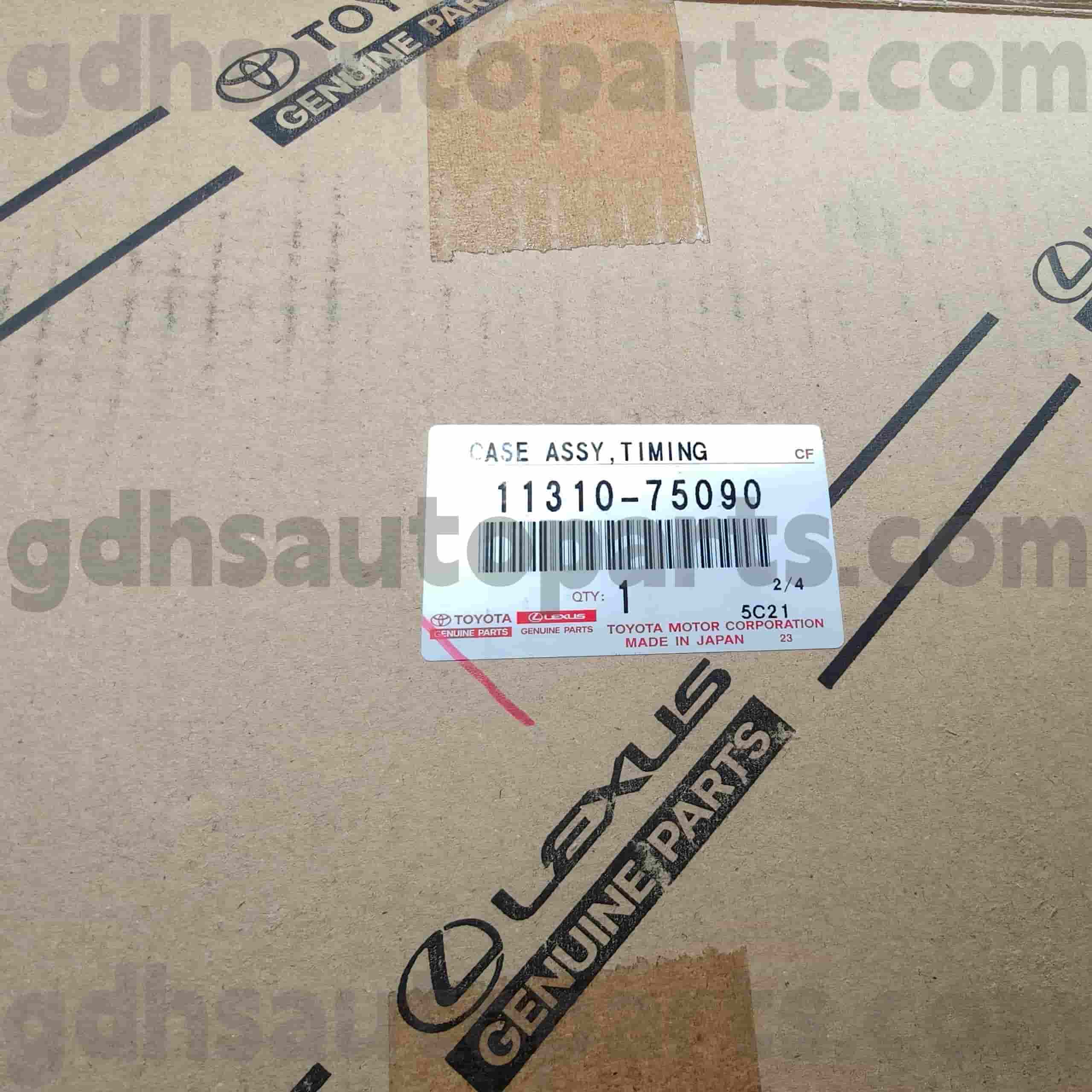 11310-75090 Coperchio della distribuzione dei ricambi originali Toyota per LAND CRUISER PRADO, telaio TACOMA NO.TRJ152