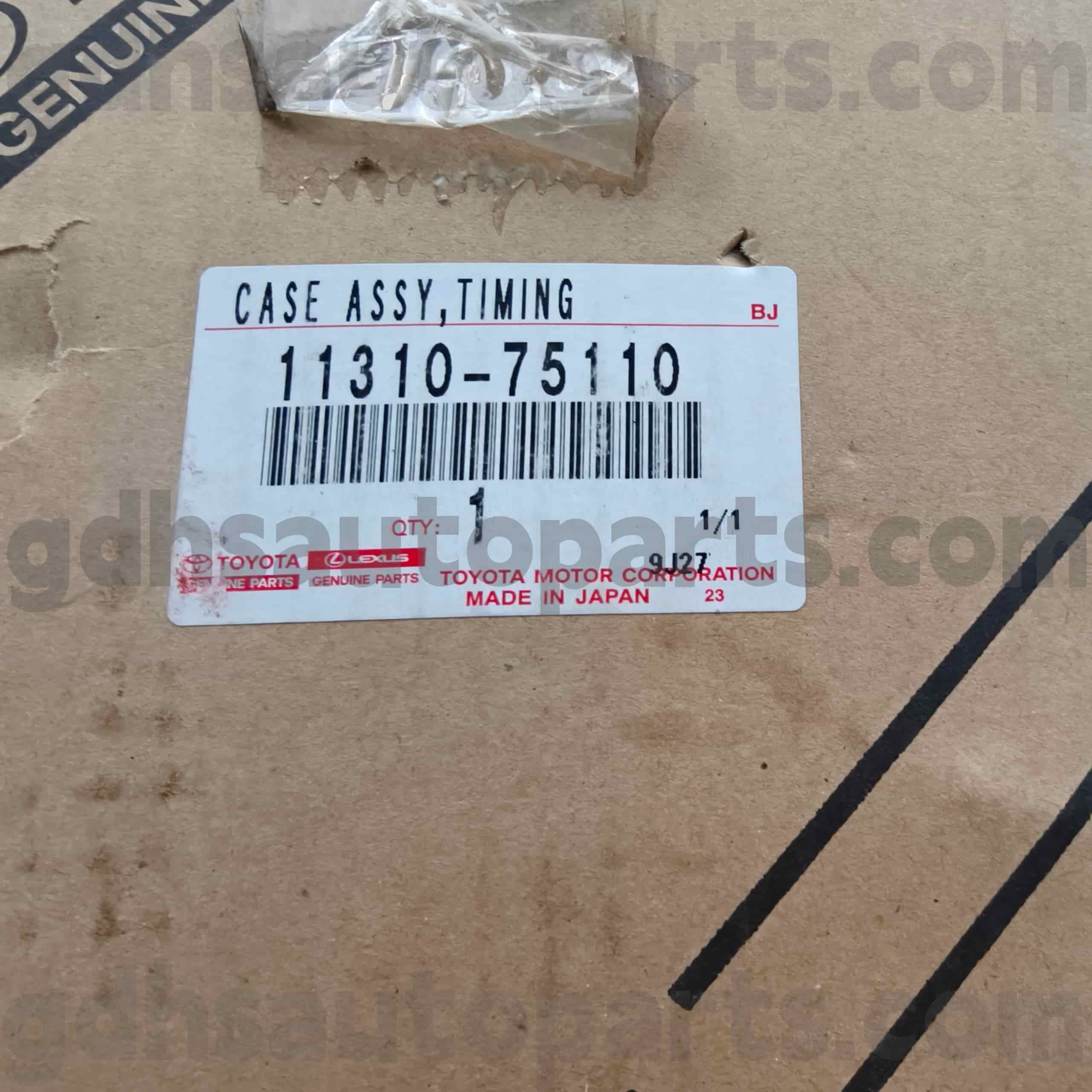 11310-75110 Coperchio della distribuzione dei ricambi originali Toyota per LAND CRUISER PRADO, telaio TACOMA NO.TRJ150