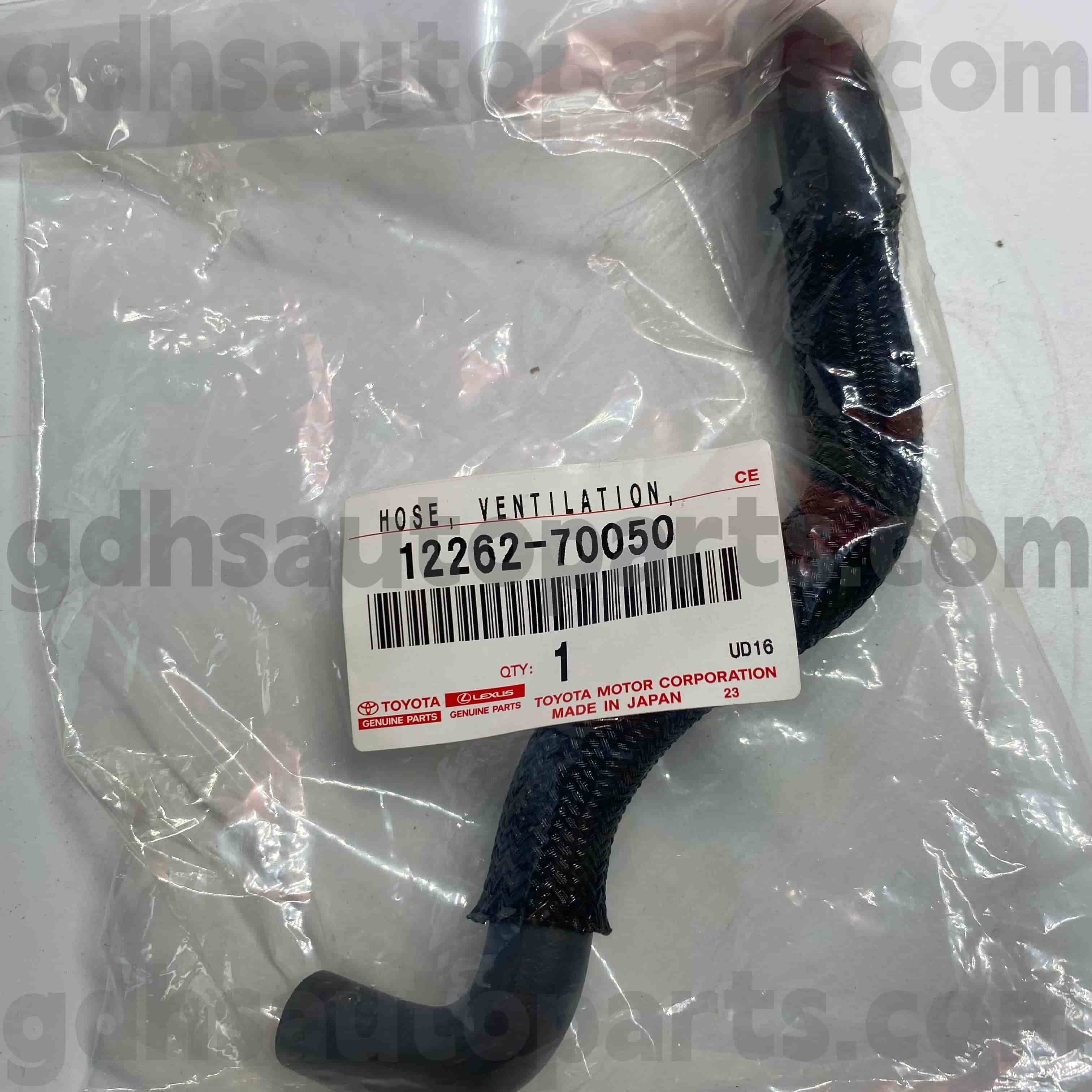 12262-70050 Valvola PCV ricambi originali Toyota per telaio CRESTA, CROWN COMFORT, LEXUS IS200/300 NO.1GFE..GX11#..GD,IR