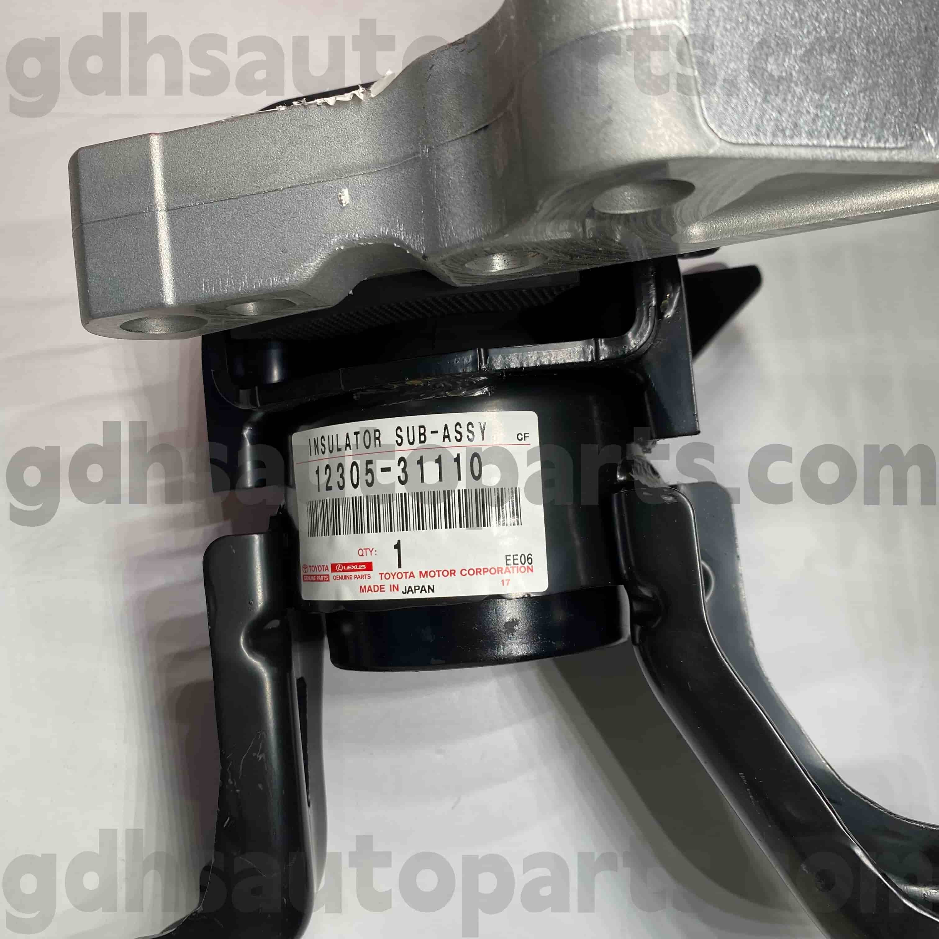 12305-31110 Supporto motore destro per ricambi originali Toyota per ALPHARD, telaio LEXUS LM350/LM300H NO.GGH30