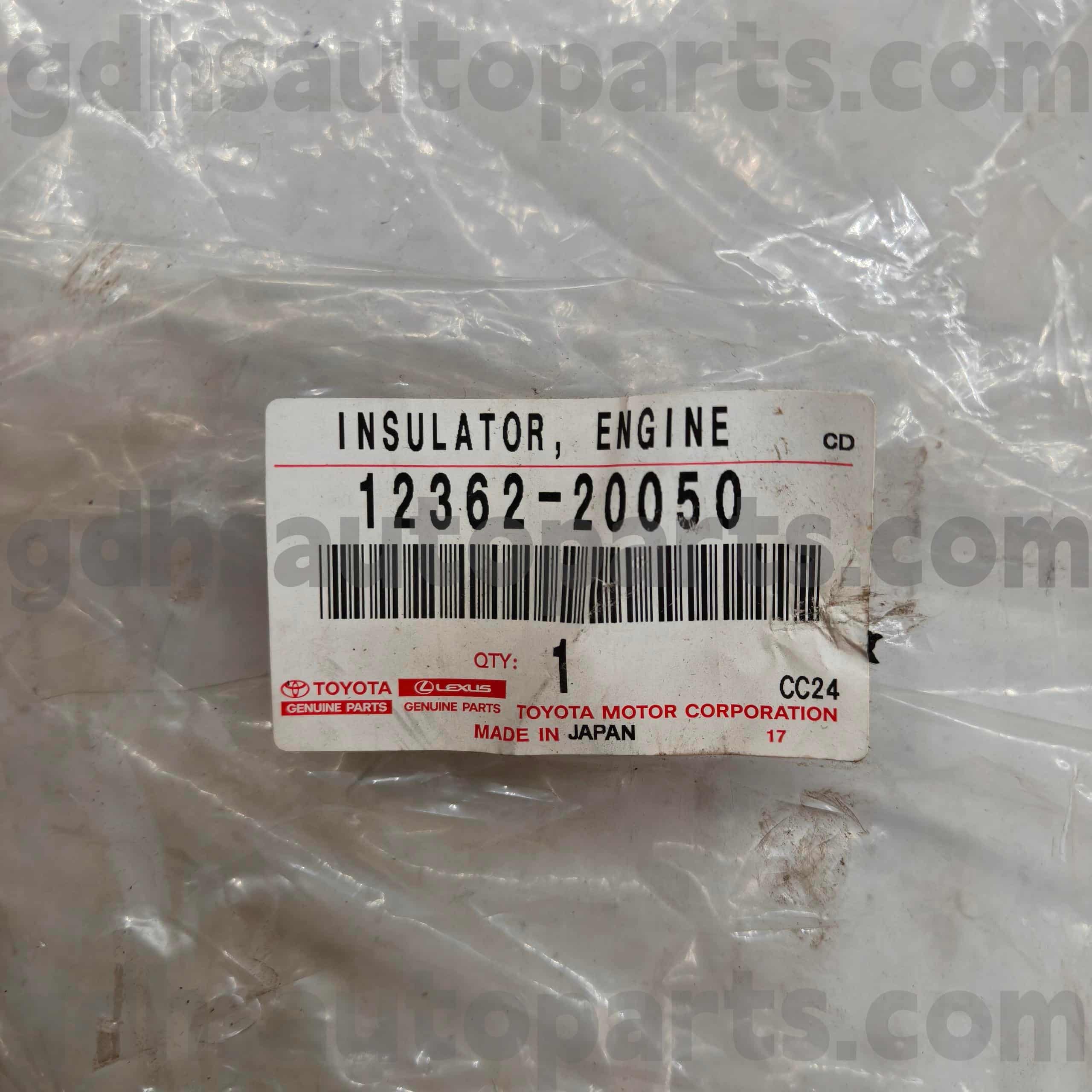12362-20050 Supporto motore originale Toyota per HARRIER, KLUGER L/V, telaio LEXUS RX300/330/350 NO.MCU35