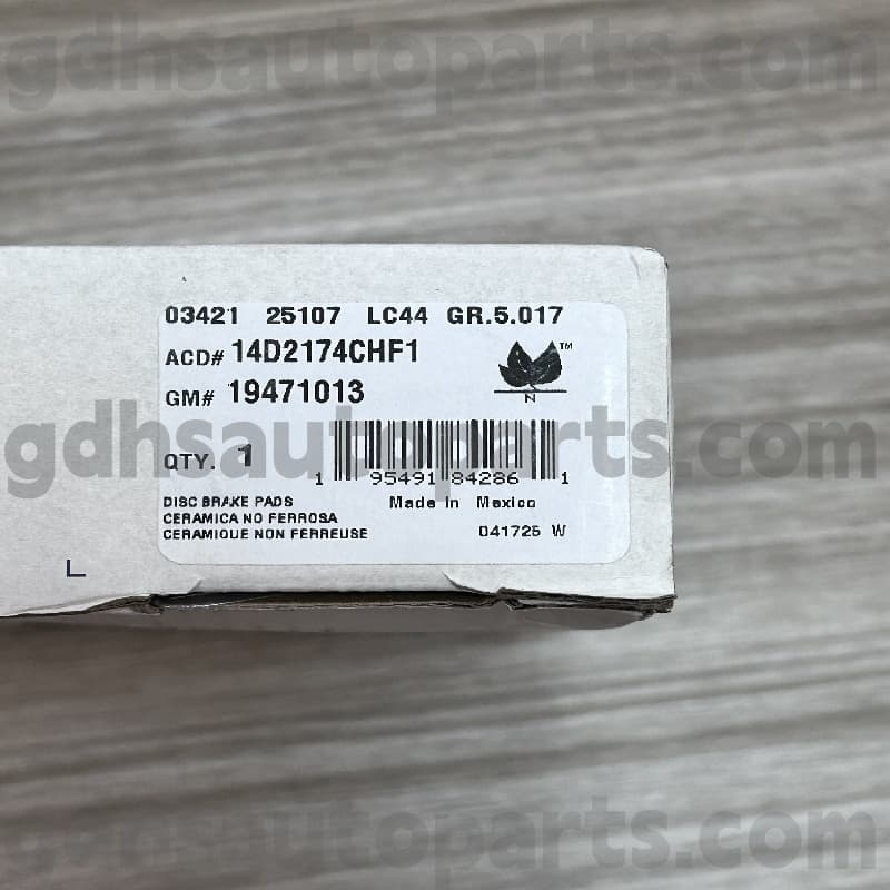 14D2174CHF1 CAMPARE ACDELCO ACDELCO per Escalade OE n. 19241013