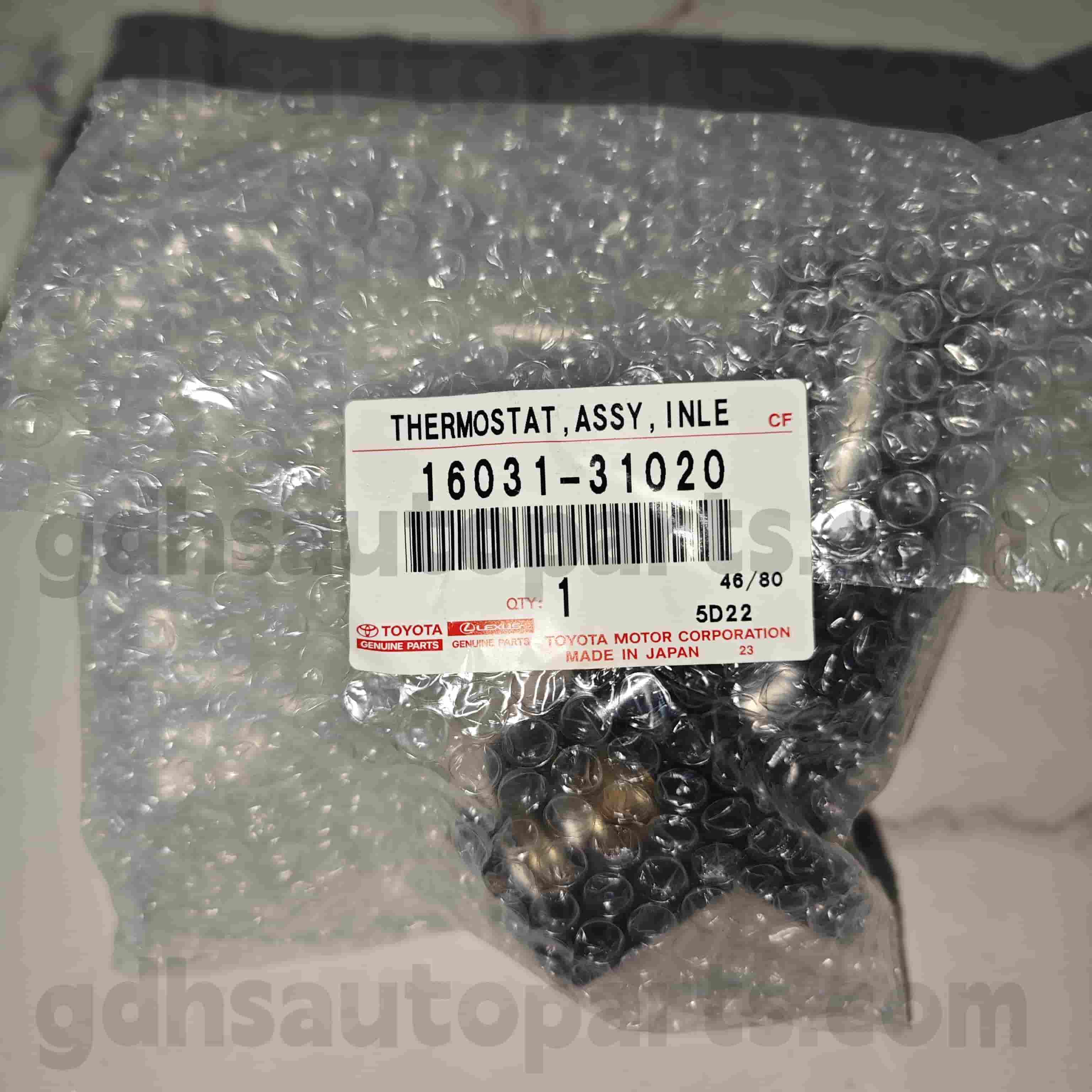 16031-31020 Termostato di parti autentiche Toyota per Lexus GS30/35/43/460 、 Chassis Crown/Hybrid n. 3grfe..grs202