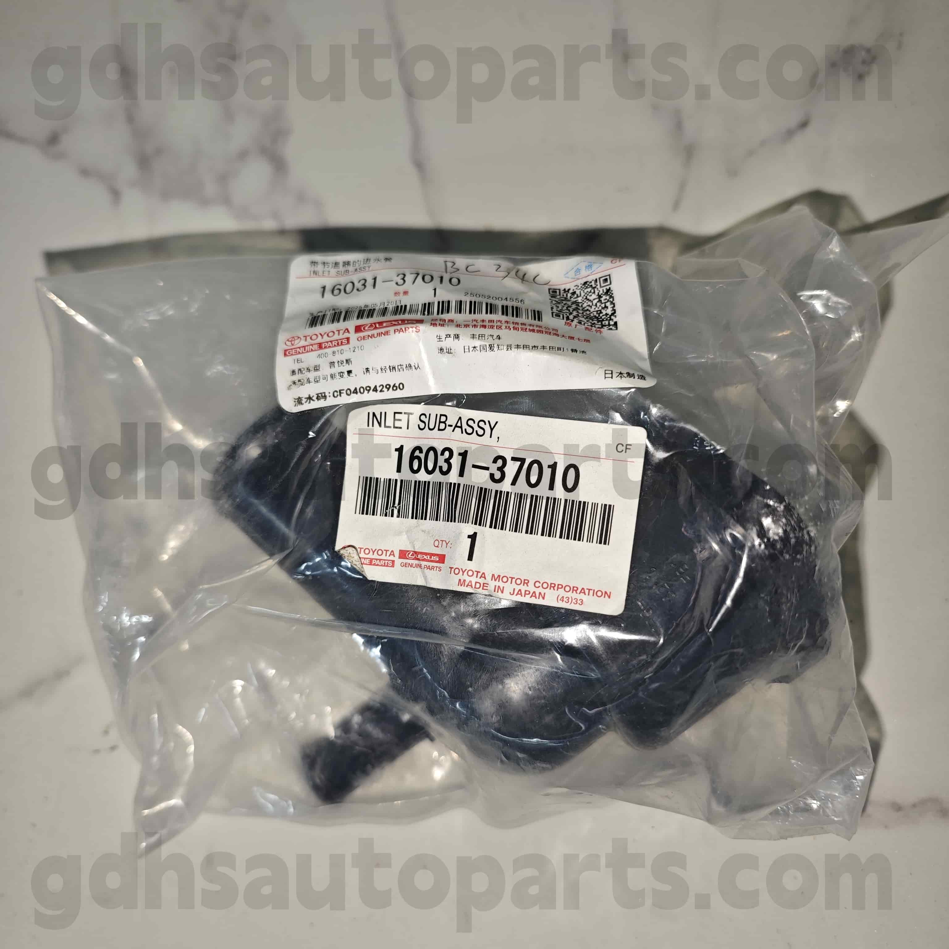 16031-37010 Termostato di parti autentiche Toyota per Prius PHV 、 COROLLA CHORSIS NO. 2zrfxe..zvw50