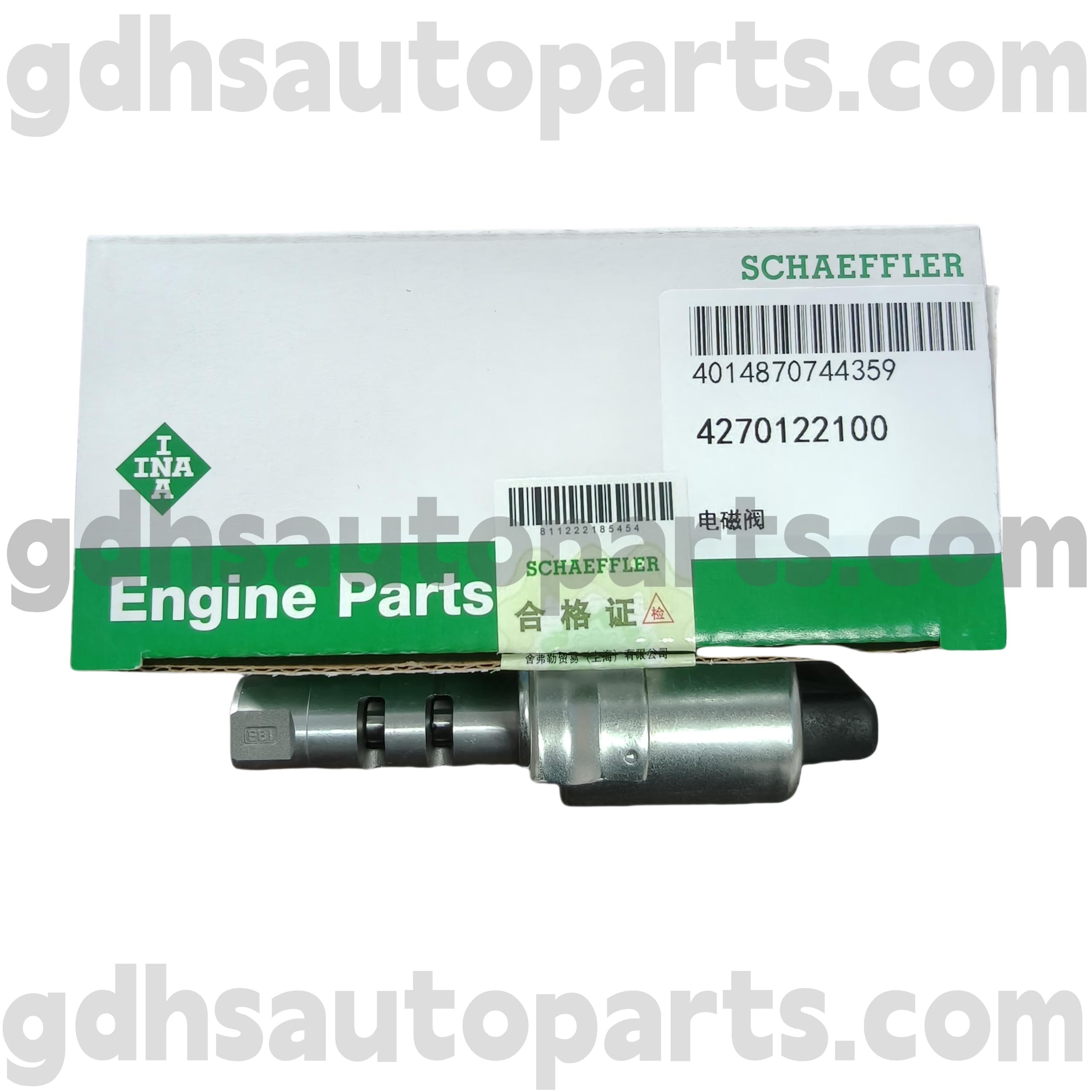 4270122100 SCHAEFFLER INA Valvola per solenoid dell'albero a camme per Range Rover Evoque, Land Rover Freelander 2, Range Rover OE No. LR025652