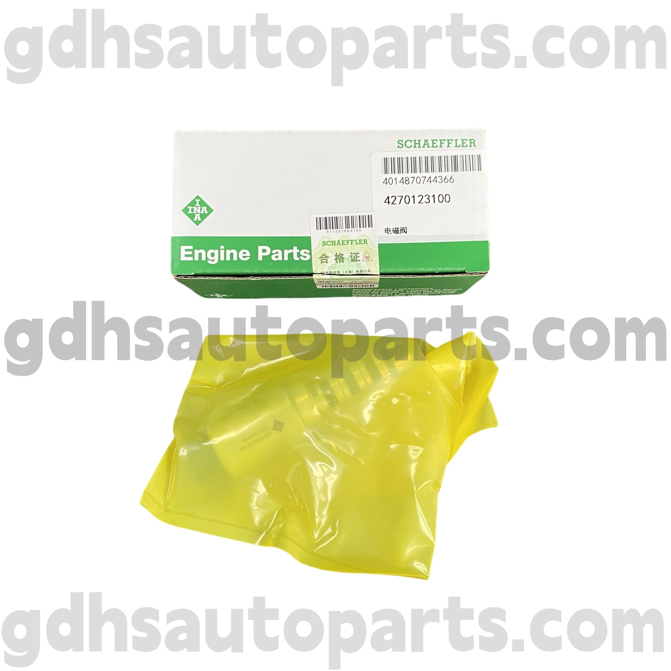 4270123100 SCHAEFFLER INA Solenoide della posizione dell'albero a camme per Range Rover Evoque, Land Rover Freelander 2, Range Rover OE No. LR024995