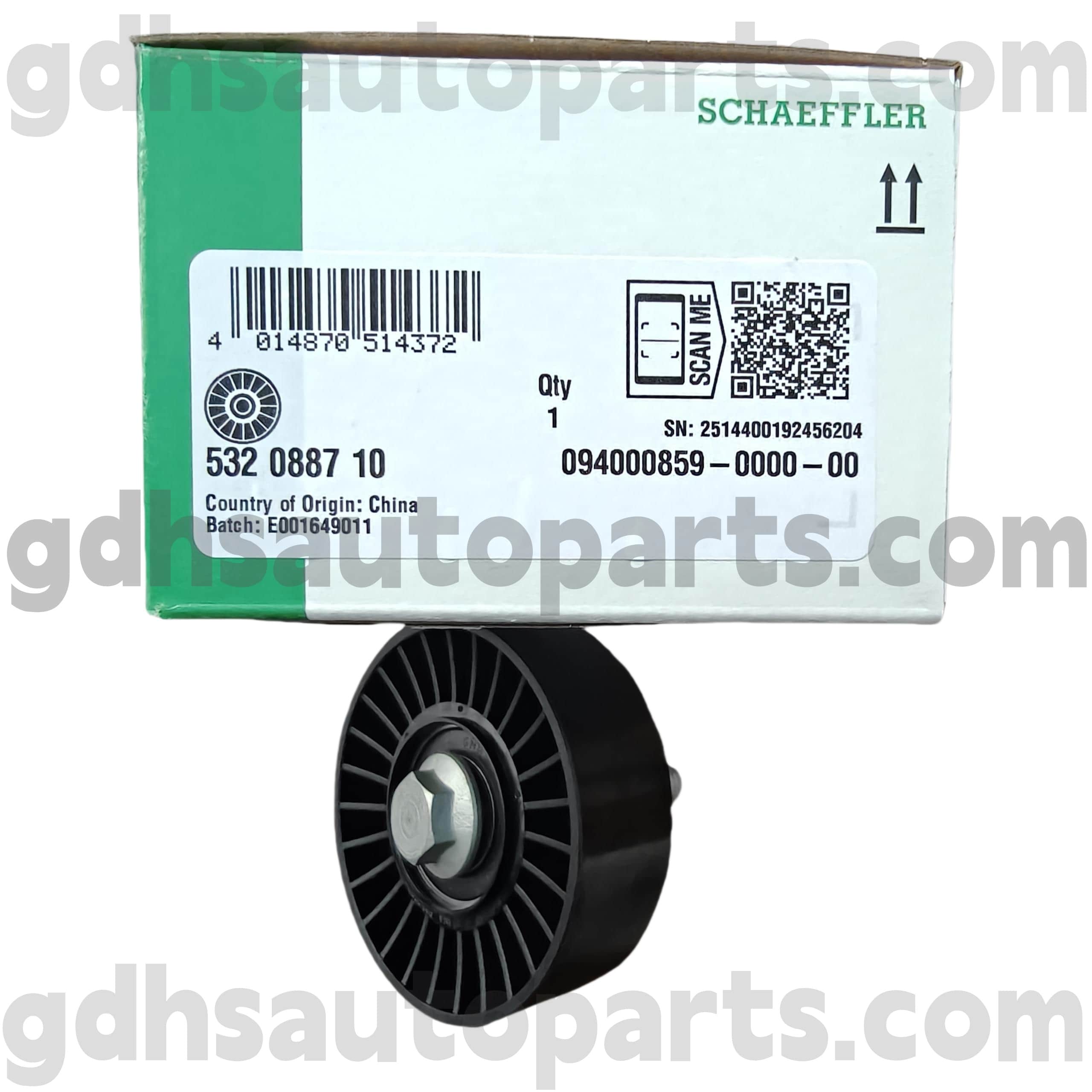 5320887100 SCHAEFFLER INA PULEGGIO CINTURA DI TEMPIO PER RANGE ROVER VELAR, NUOVA RANGE ROVER EVOQUE, RANGE ROVER EVOQUE OE N.LR071758