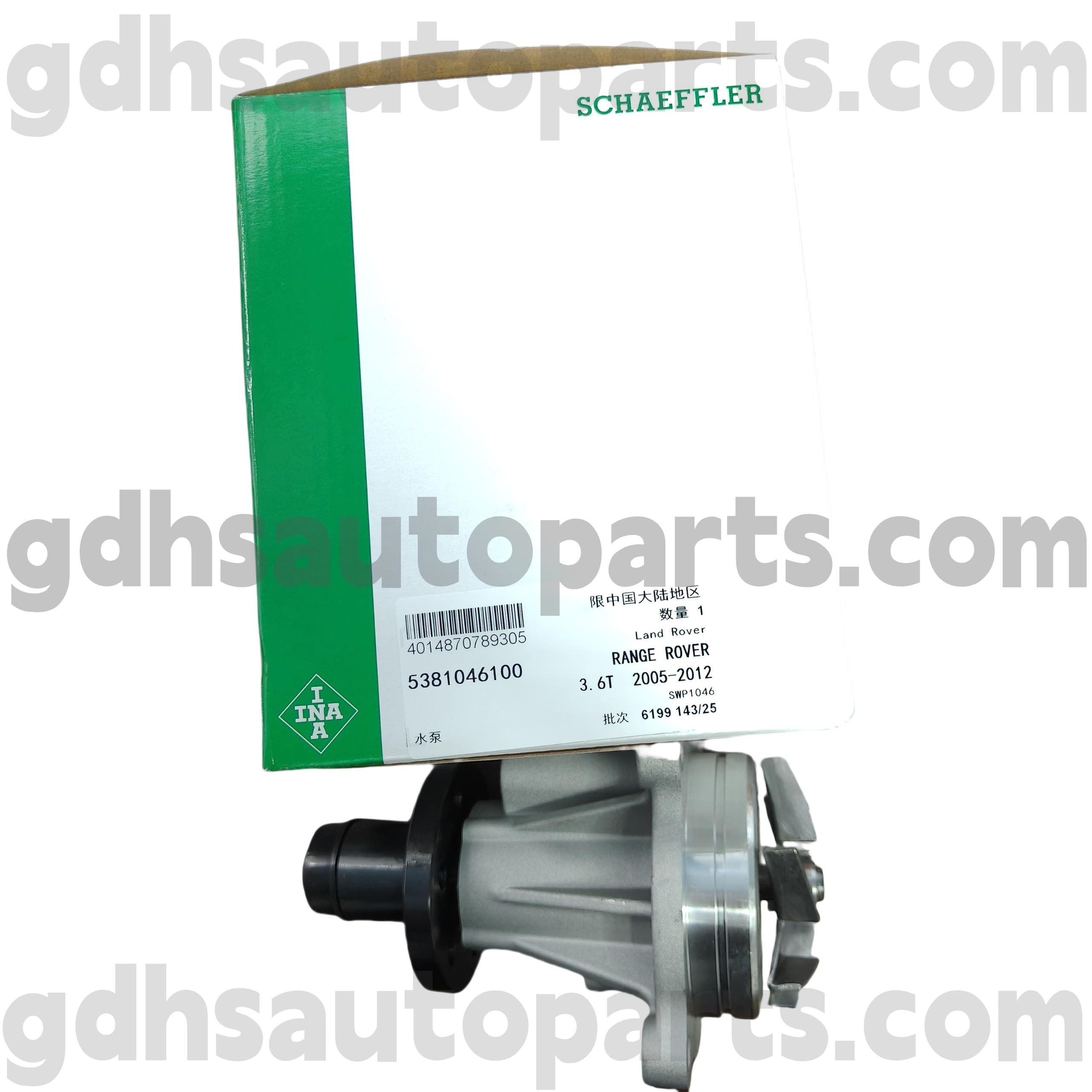 5381046100 SCHAEFFLER INA pompa dell'acqua per Range Rover, Range Rover Sport OE NO. LR008863