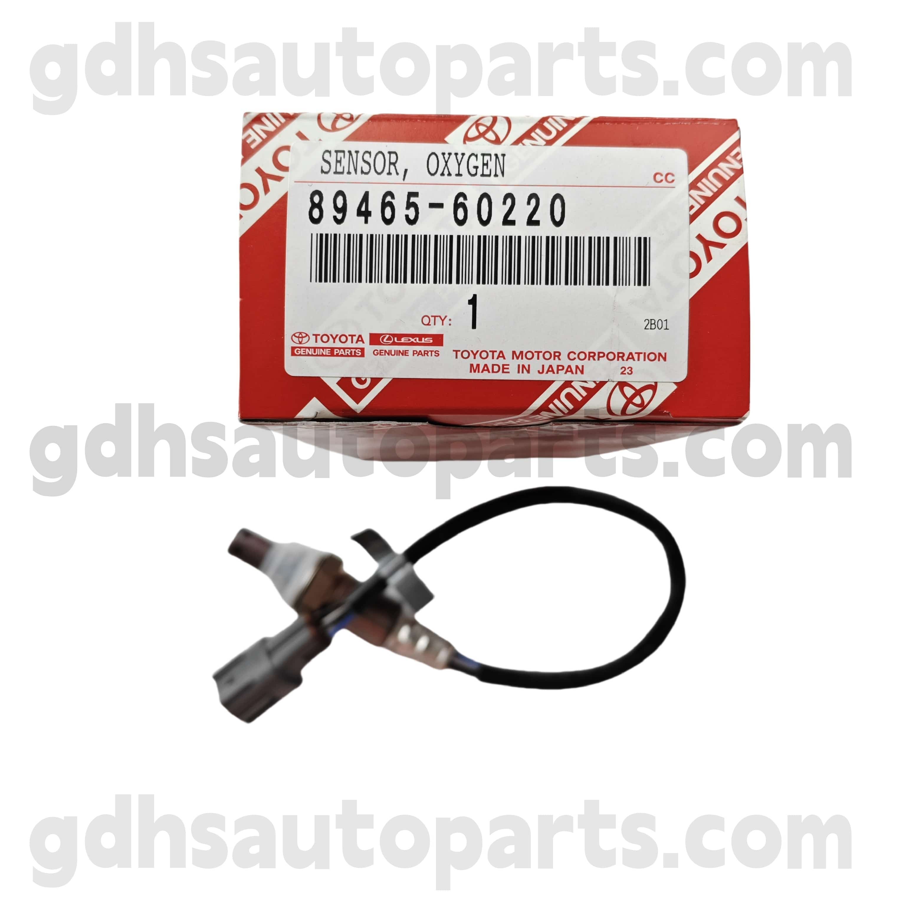 89465-60220 Toyota Parti autentiche Sensore di ossigeno per Land Cruiser Prado 、 4Runner Chassis n. GRJ12#.. Arl, GCC, Gen