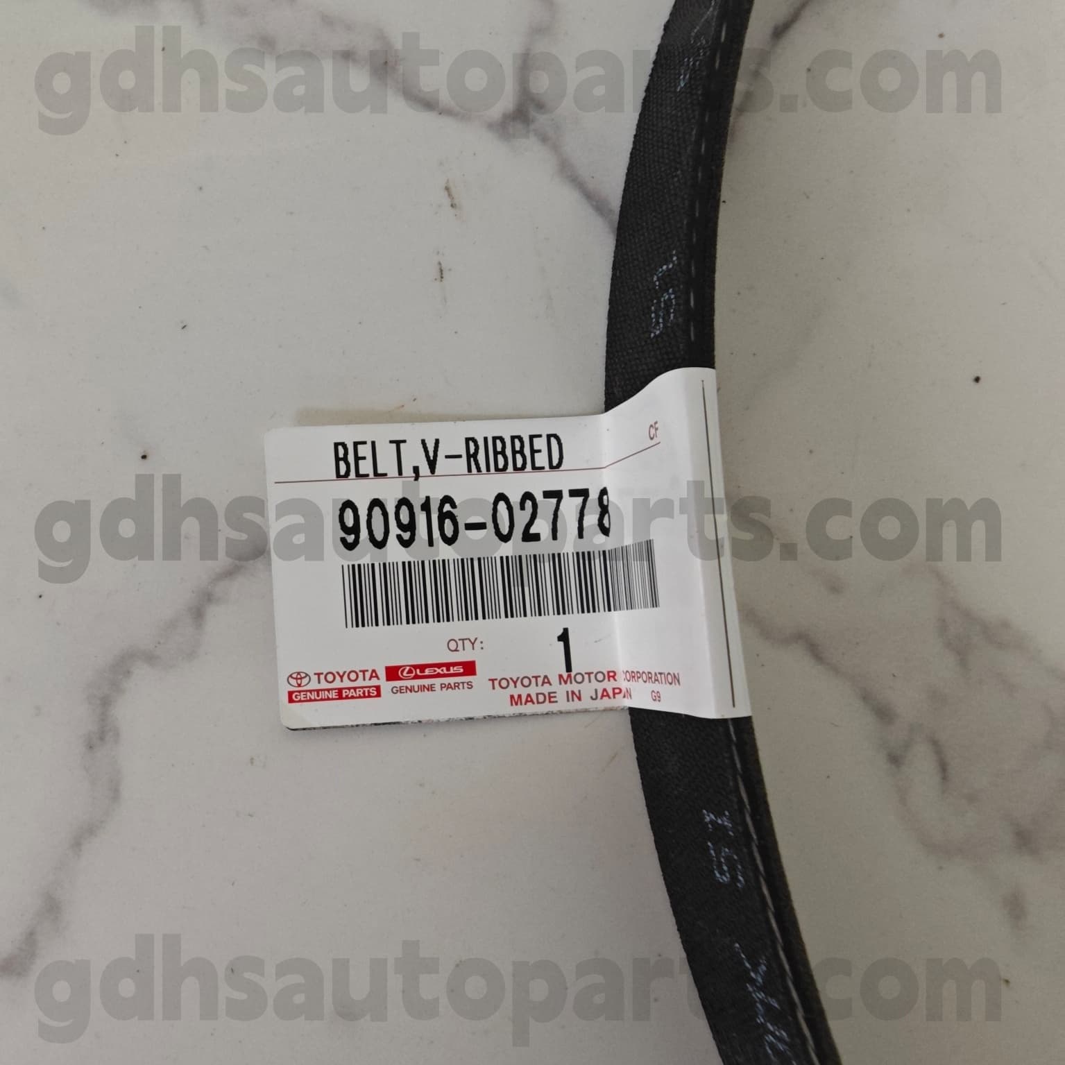 90916-02778 TOYOTA Cintura motore originale per RAV4 、 Chassis Camry/ibrido n. A25afks..assaa54..eur