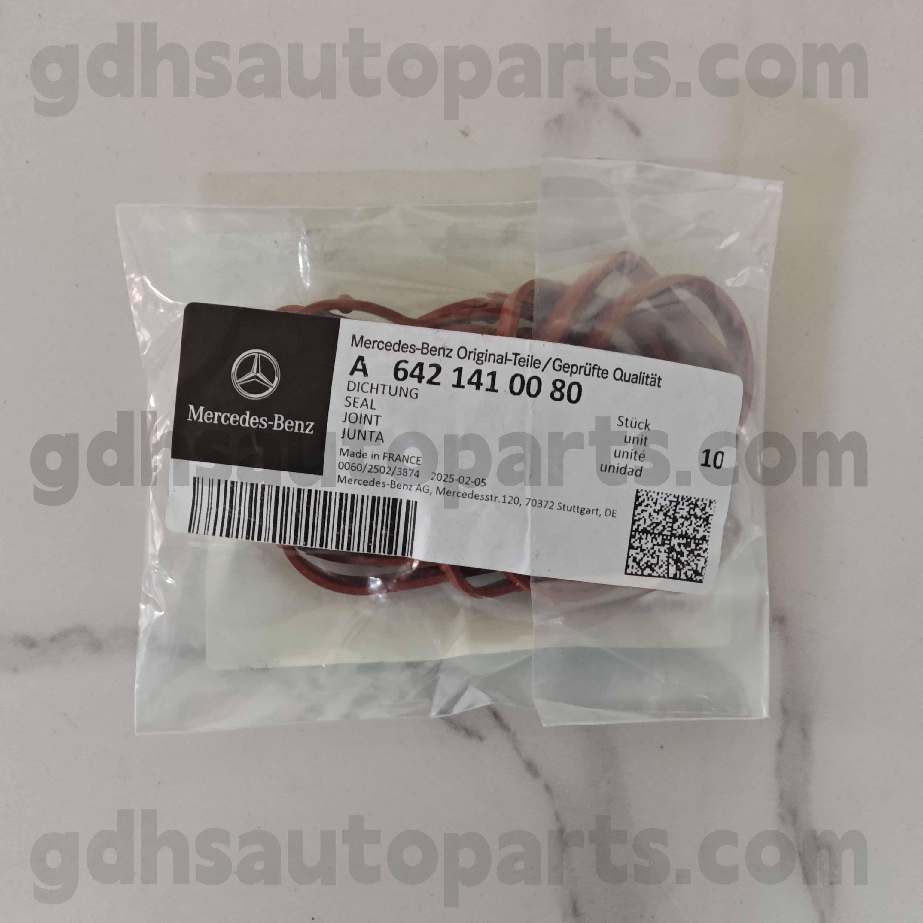 A 642 14100 80 Mercedes-Benz Origine delle parti autentiche per 642855 OM642 ， 642890 OM642，642820 642，642868 OM642，642887 OM642