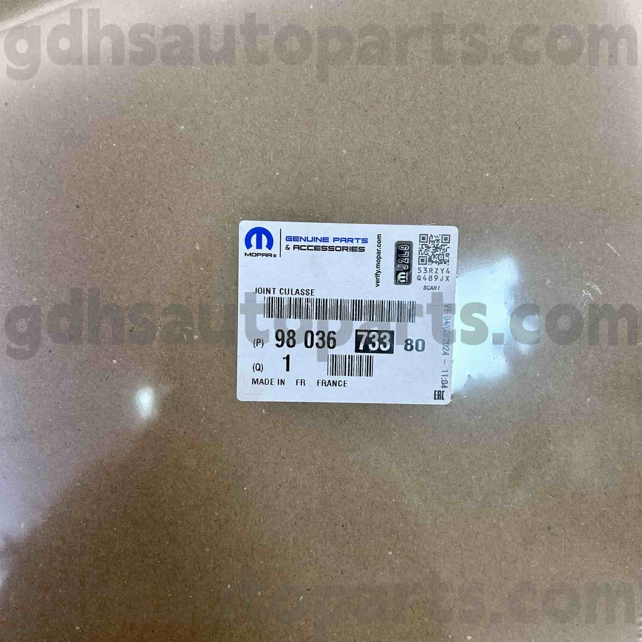 GUARNIZIONE DEL CILINDRO MOPAR per Peugeot 607 5008 OE.NO 9803673380